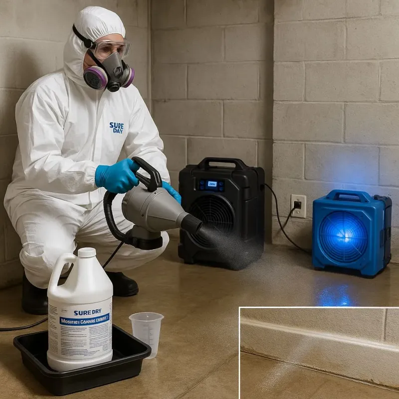 Sanitization and Odor Removal process in Balm, FL